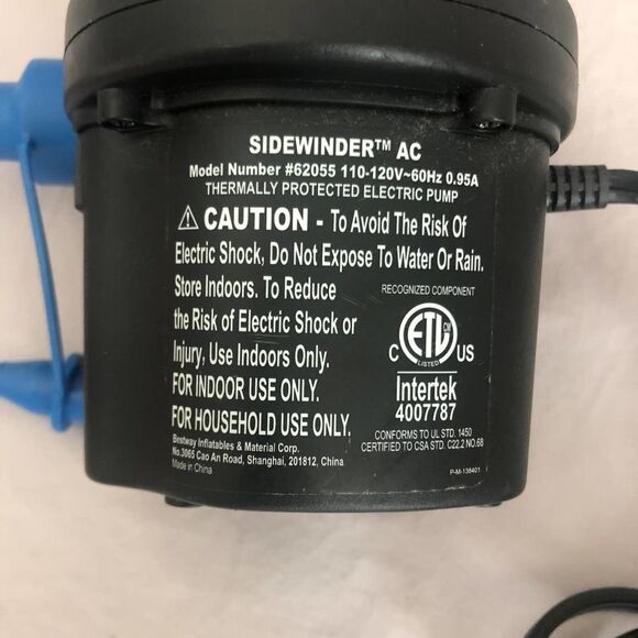 Embark Sidewinder AC Powered Air Mattress Pump / Model 62055 - Picture 3 of 4